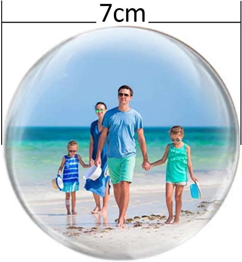 3D Crystal Ball with Digital Display, Personalized Ultrasound Ball, Crystal Ball Digital Video Display, Customizable LED Photo & Video Sphere, for Couples,Pets, Memory Gift