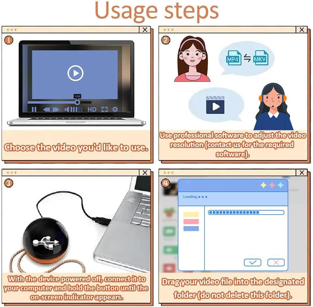 3D Crystal Ball with Digital Display, Personalized Ultrasound Ball, Crystal Ball Digital Video Display, Customizable LED Photo & Video Sphere, for Couples,Pets, Memory Gift