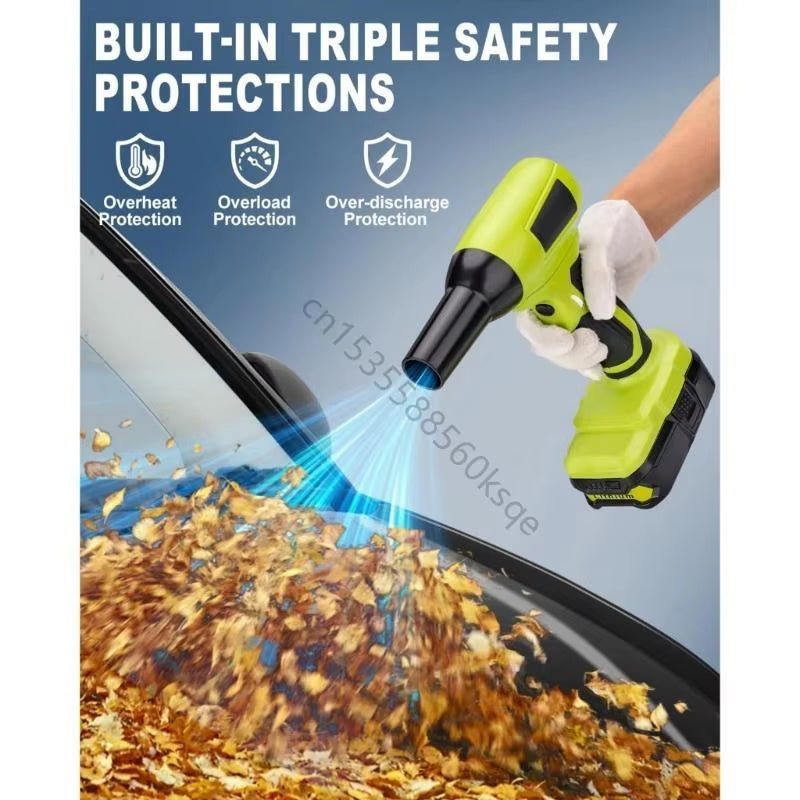 Leaf Blower, Electric Cordless Leaf Blower Leaf Blowers for Blowing Leaf, Patio Cleaning, Lawn Care E56E